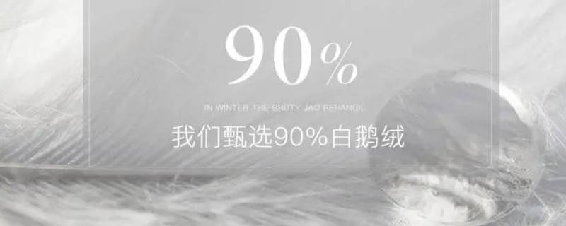 90%白鹅绒是什么意思(90白鹅绒好不好)