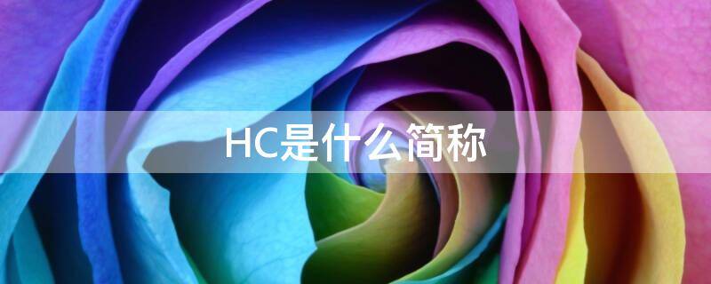 HC是什么简称(英文hc是什么意思)