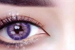 紫色美瞳配什么眼妆